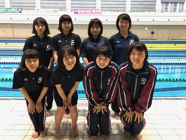 水泳部 競泳 飛込女子 作新学院高等学校