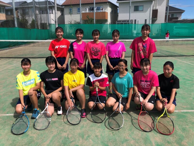 ソフトテニス部 女子 作新学院高等学校
