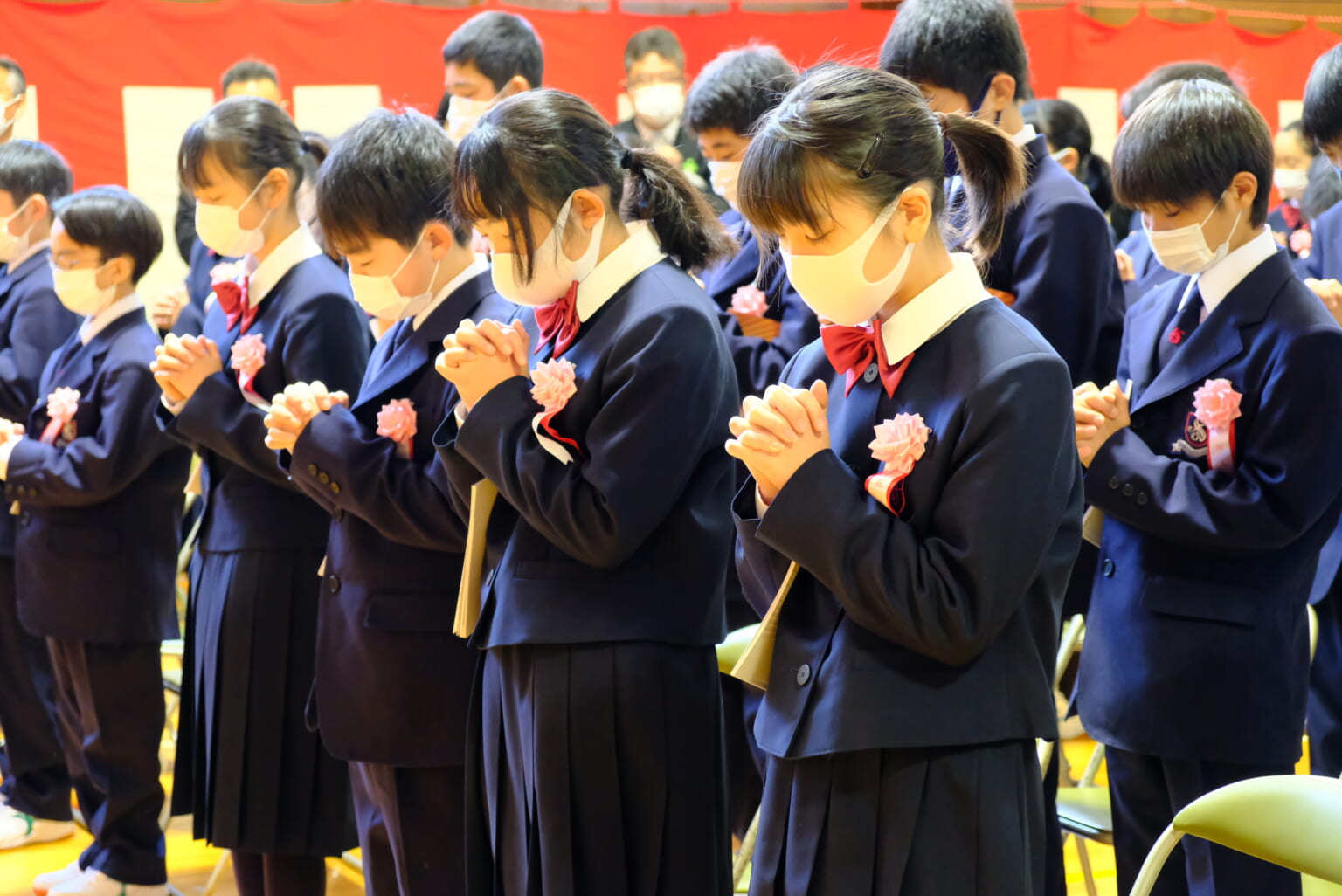 中等部入学式 作新学院