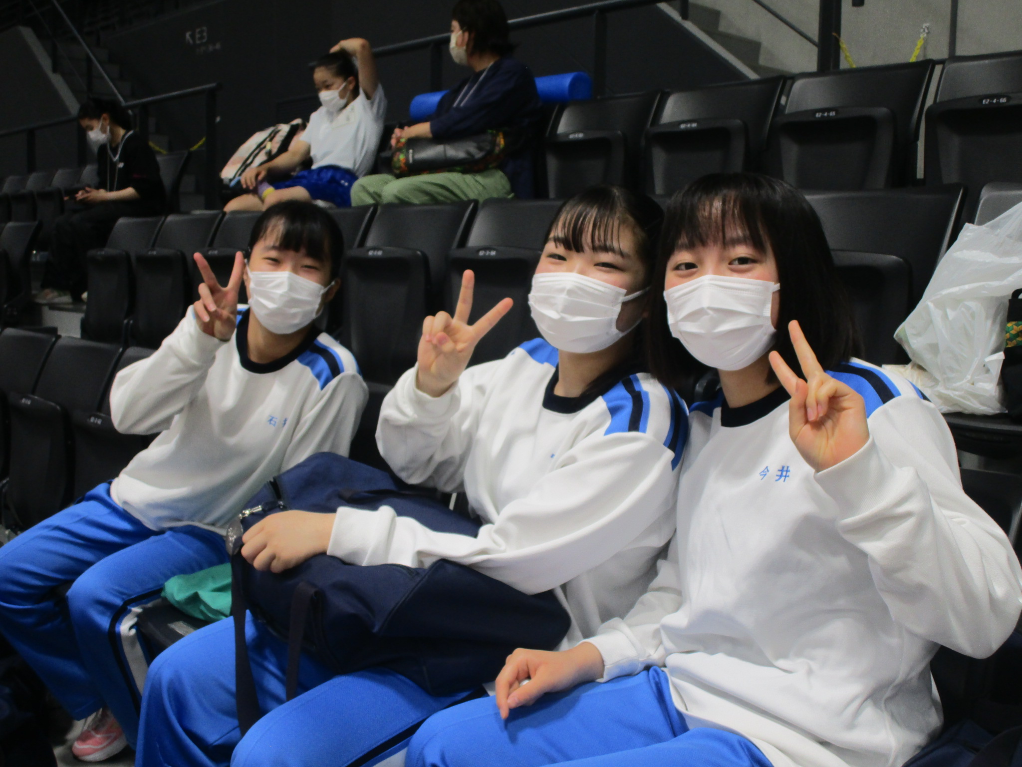 2022栃木県中学校春季体操競技大会の風景 作新学院