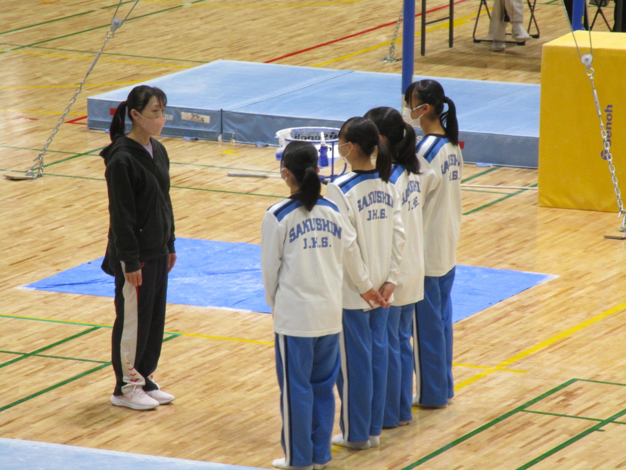 2022栃木県新人体操競技大会の風景 – 作新学院