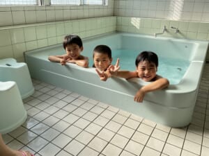 お泊まり保育 風呂 